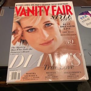 VANITY FAIR Magazine (Sept 2013) PRINCESS DIANA